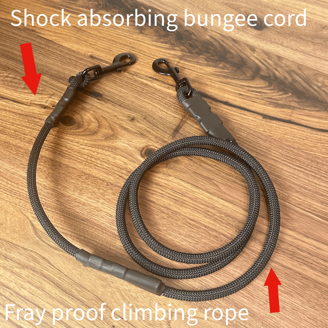 Hands - Free Dog Leash Belt with Rope & Waste Bag Holder - hundhaus.dog