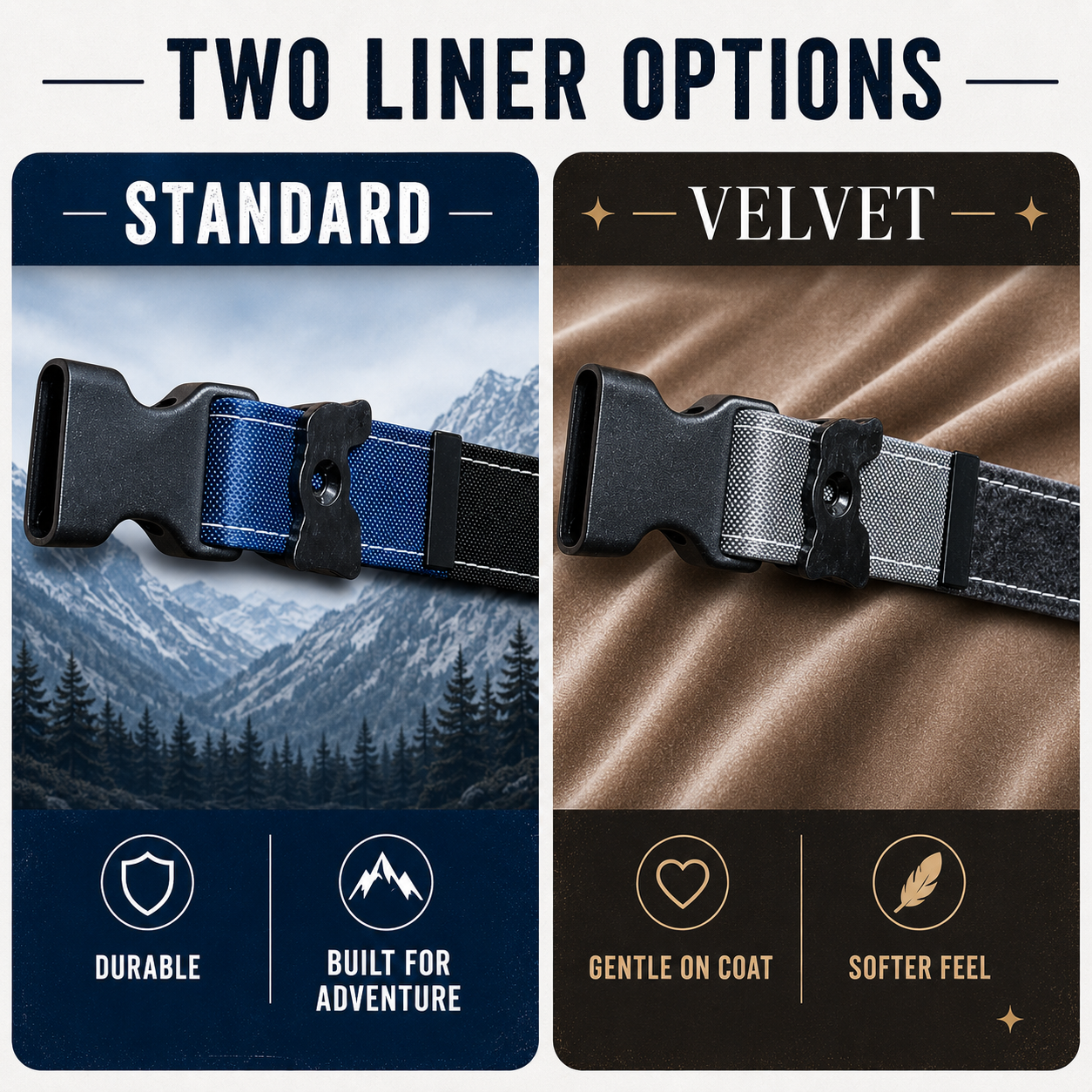 Rugged Fi-Compatible Dog Collar by HÜND HAUS, dog collar handmade in Denver
