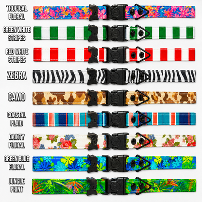 Rugged waterproof canvas odor-resistant dog collar
