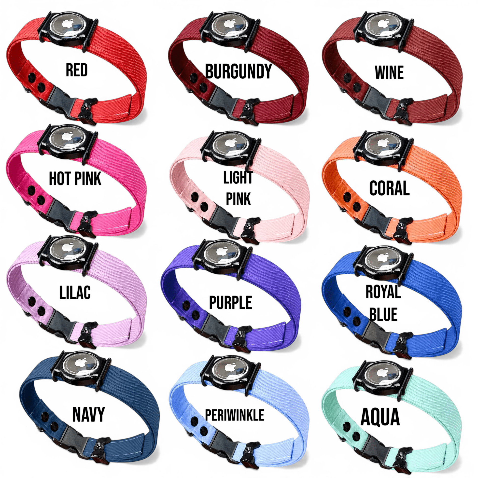 AirTag trackable dog collar - Rugged Edition - hundhaus.dog
