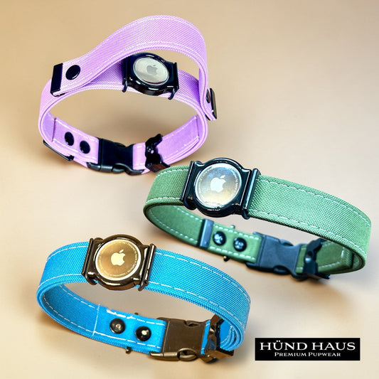 AirTag trackable dog collar - Rugged Edition - hundhaus.dog