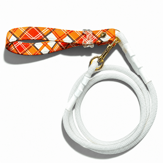 Classic Leash - Amber Plaid - hundhaus.dog