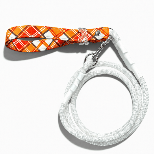Classic Leash - Amber Plaid - hundhaus.dog