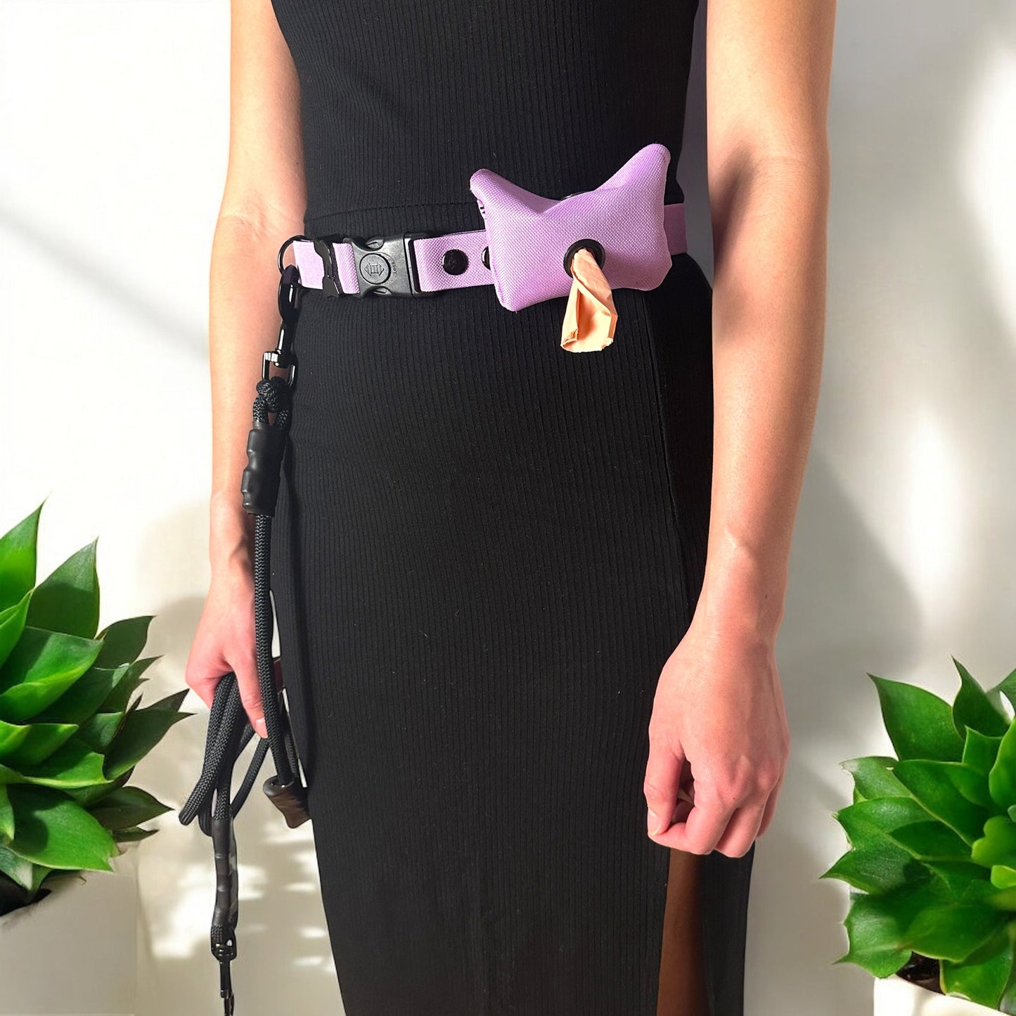 Hands - Free Dog Leash Belt with Rope & Waste Bag Holder - hundhaus.dog