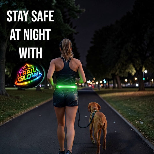 Hands Free LED Belt leash - hundhaus.dog