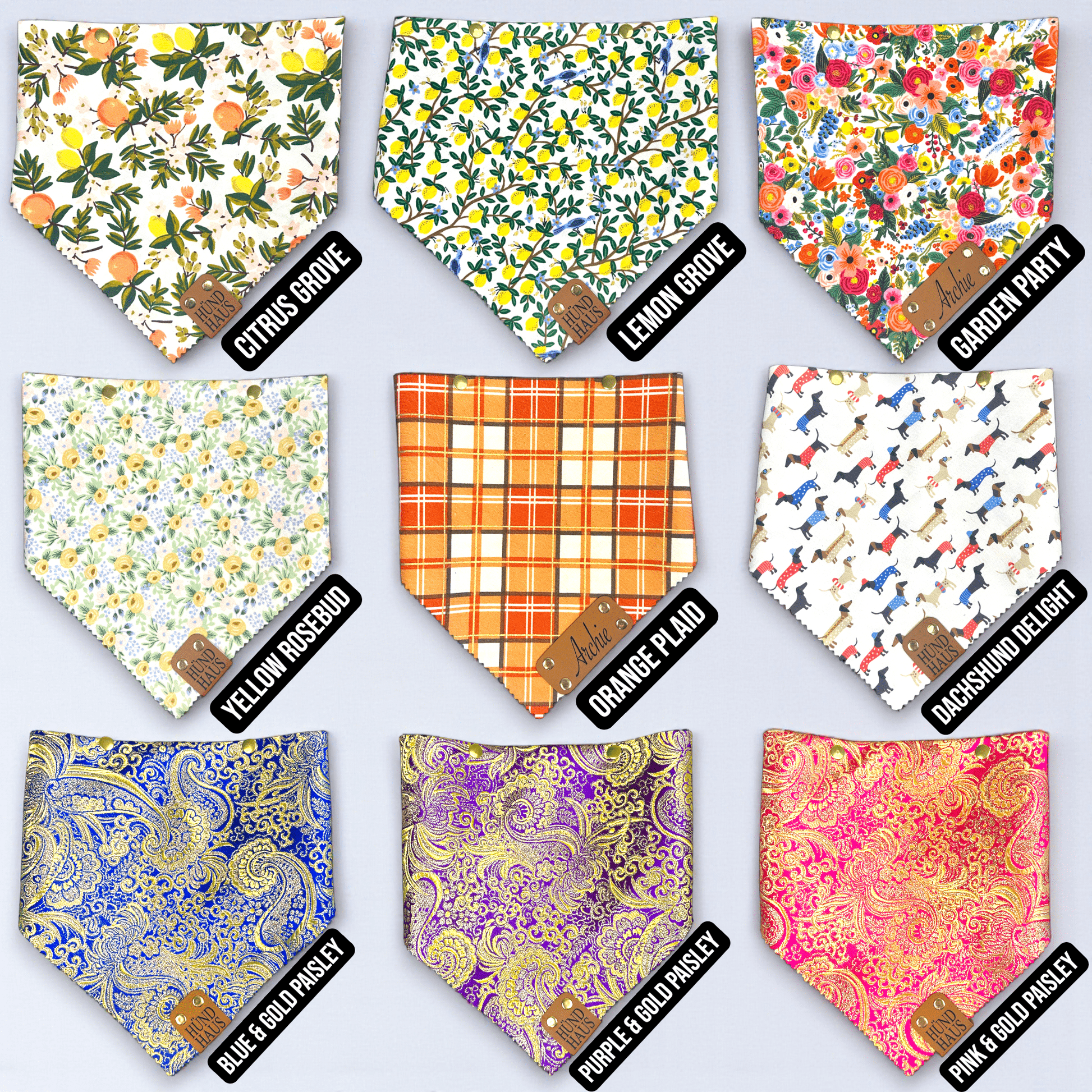 HÜND HAUS Bandana Club – 3 Seasonal Bandanas Delivered Quarterly - hundhaus.dog