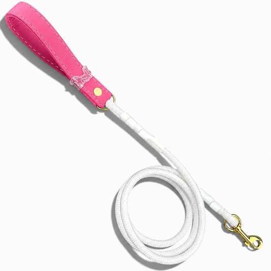 Luxe Collection Dog Leash in Pink - hundhaus.dog