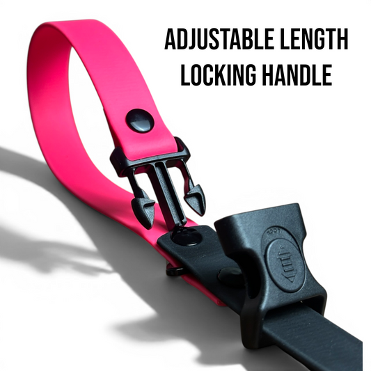 Sport Waterproof Dog Leash in Hot Pink - hundhaus.dog