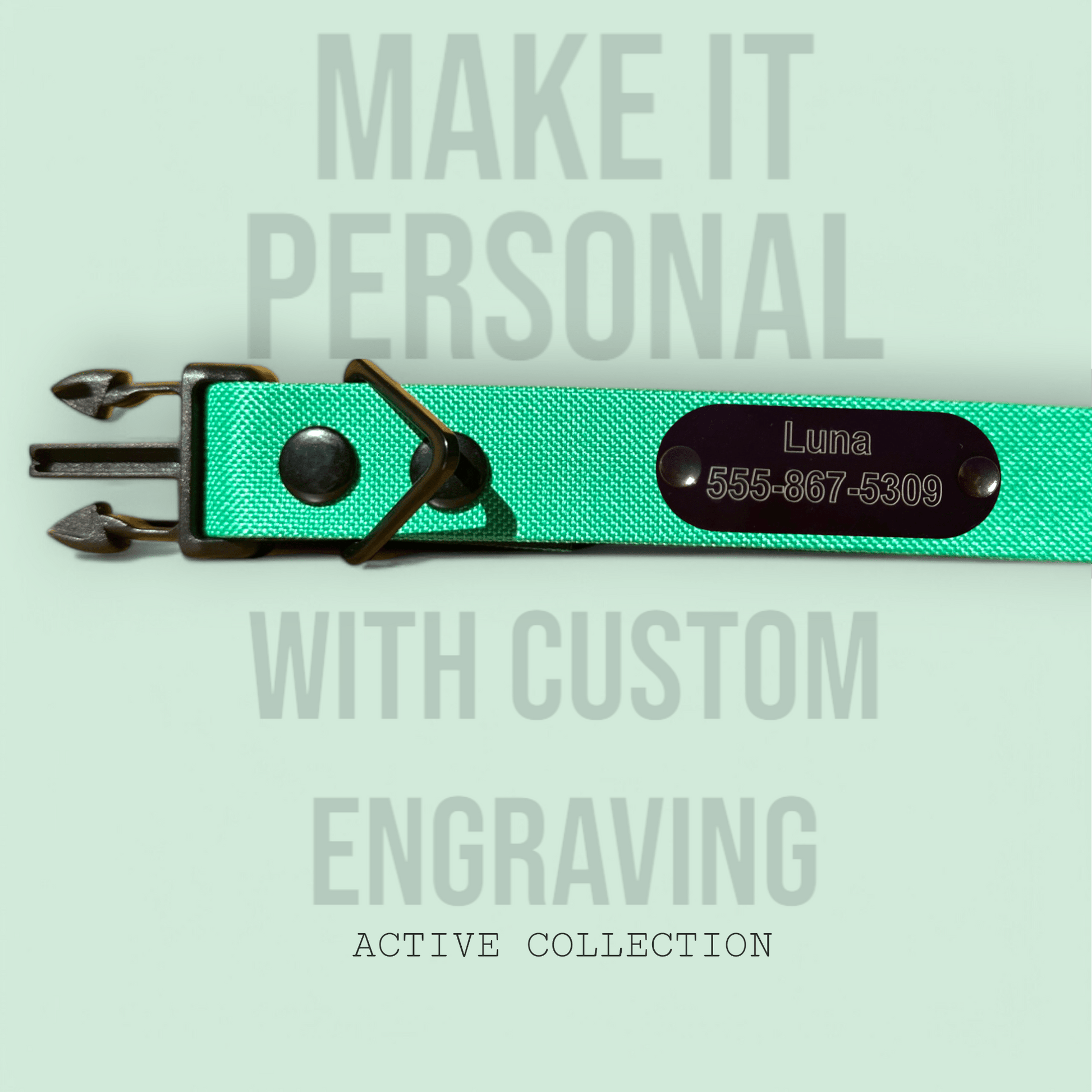 Kelly Green - Active Collar - hundhaus.dog