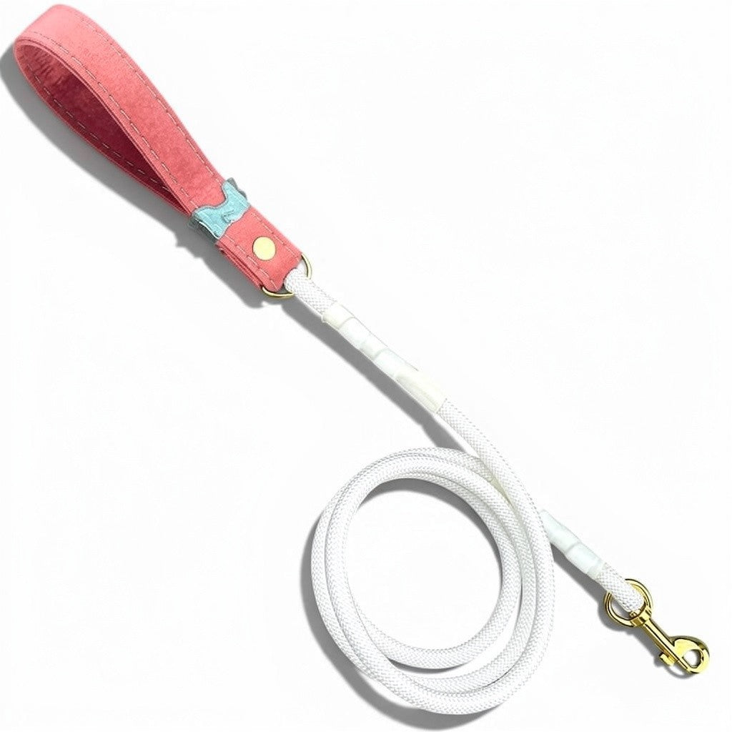 Luxe Collection Leash in Blush - hundhaus.dog