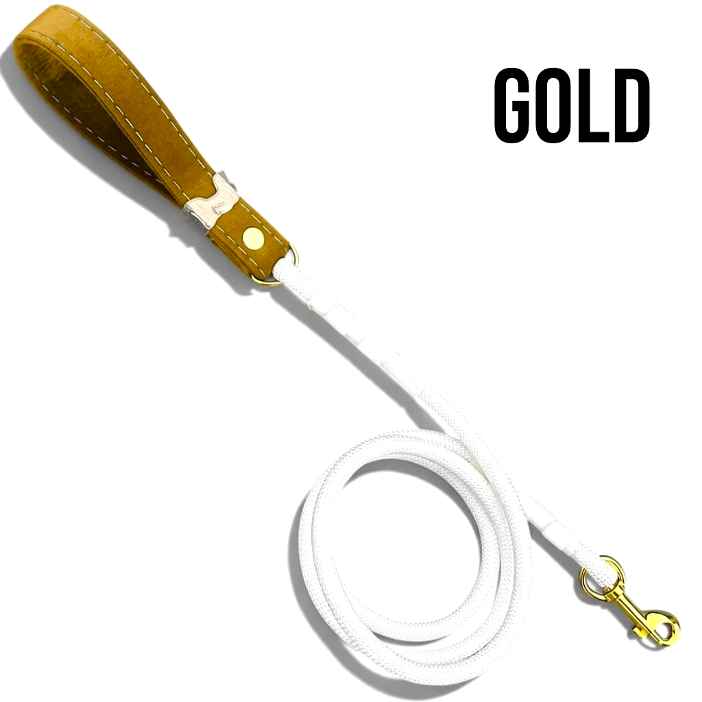 Luxe Collection Leash in Marigold - hundhaus.dog