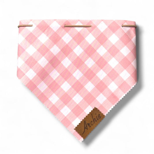 Park day plaid drawstring Dog Bandana - hundhaus.dog