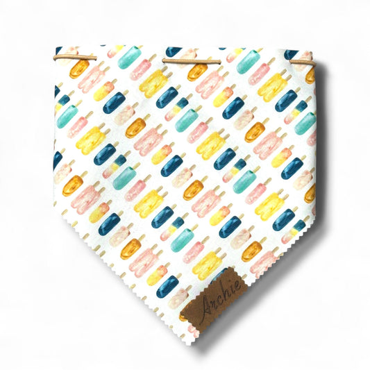 Popsicle Parade drawstring Dog Bandana - hundhaus.dog
