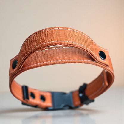Rugged AirTag trackable dog collar - hundhaus.dog