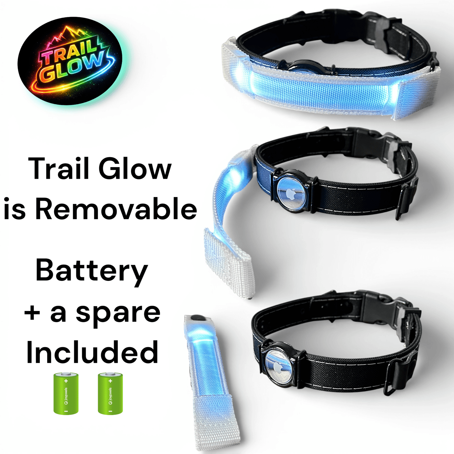 Rugged AirTag trackable dog collar - hundhaus.dog