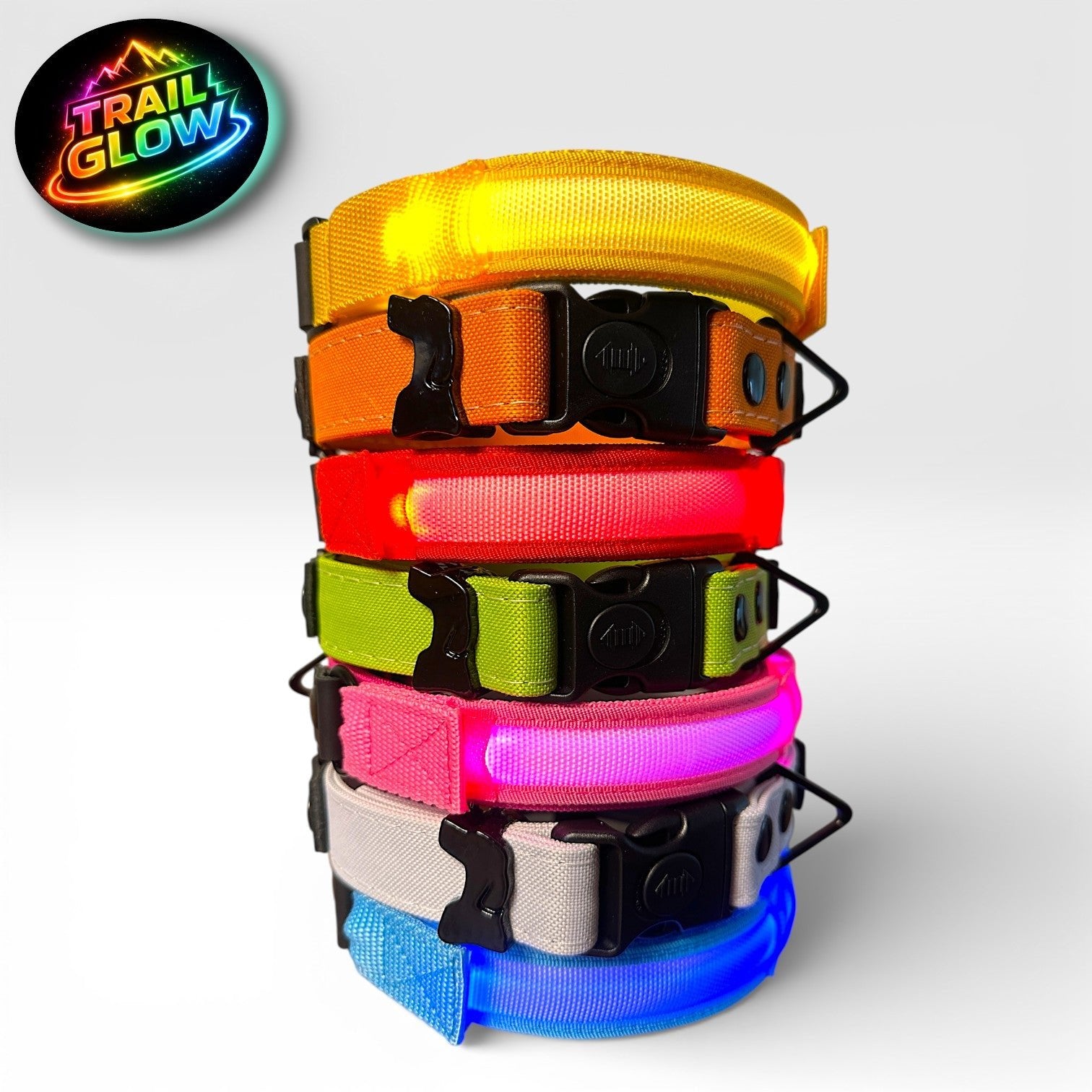 Rugged AirTag trackable dog collar - hundhaus.dog