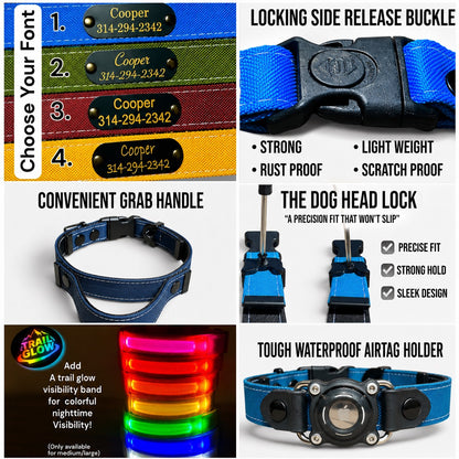 Rugged Collection Collar features and add-ons by HÜND HAUS