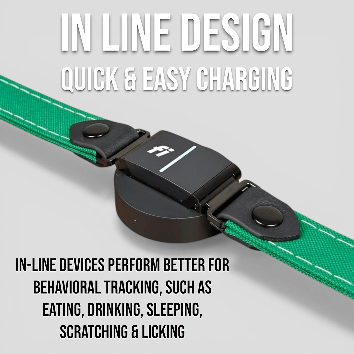 Rugged Fi-Compatible Dog Collar by HÜND HAUS, dog collar handmade in Denver