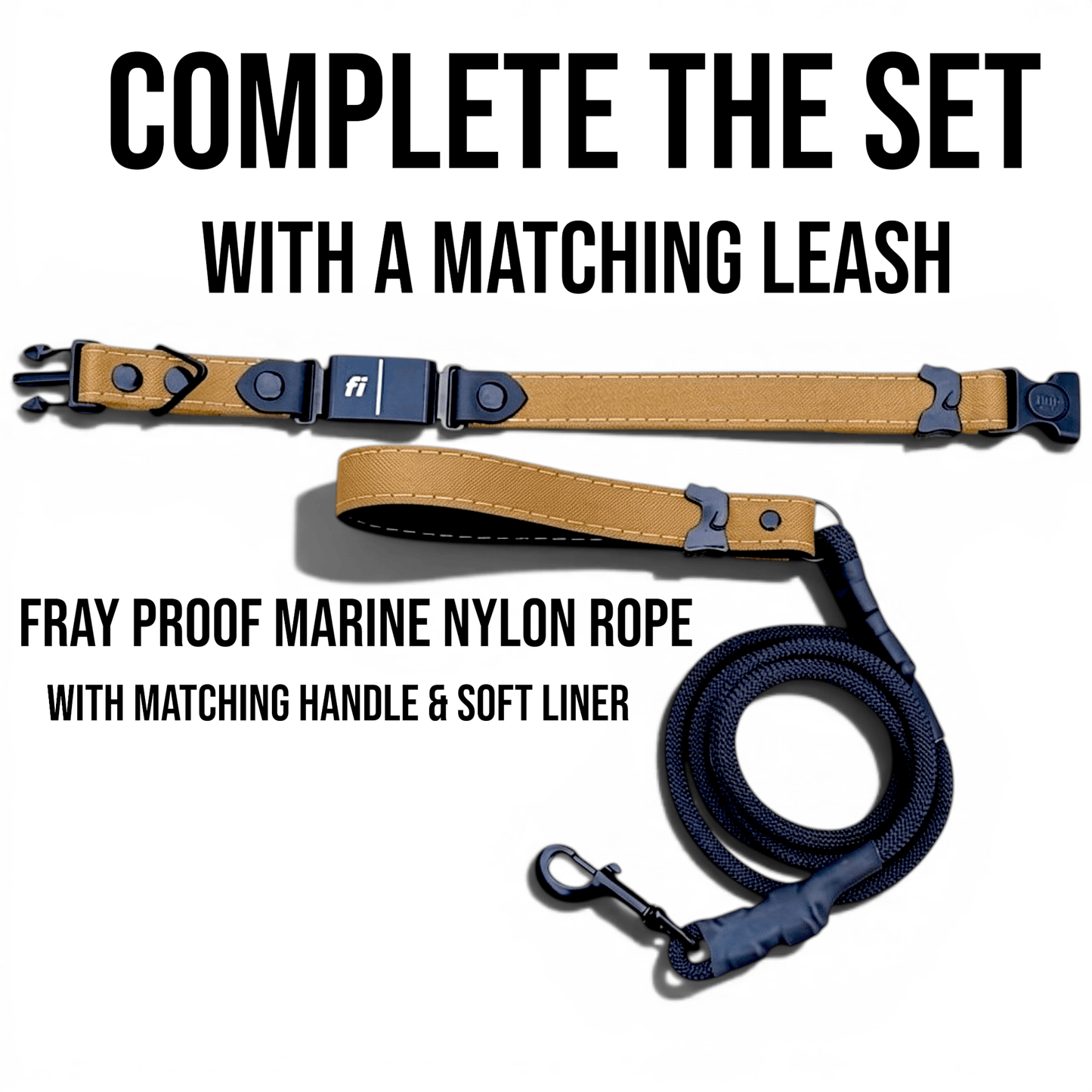 Rugged Fi-Compatible Dog Collar