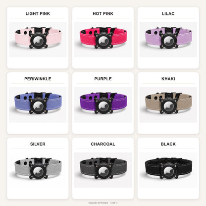 Rugged Waterproof AirTag Dog Collar with Holder - hundhaus.dog