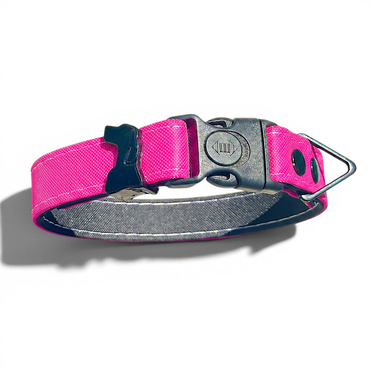 Rugged Waterproof Dog Collar - Hot Pink - hundhaus.dog