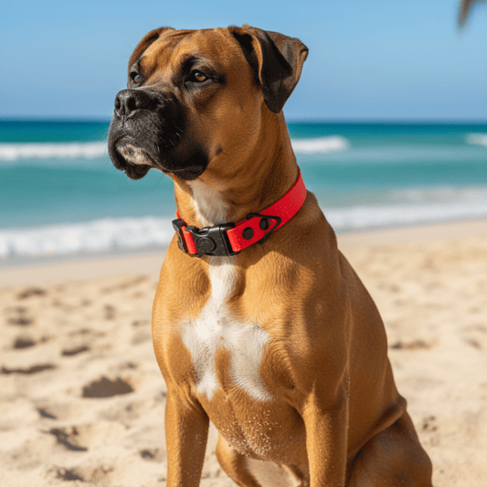 Sport Waterproof Dog Collar color option: Hunter Orange